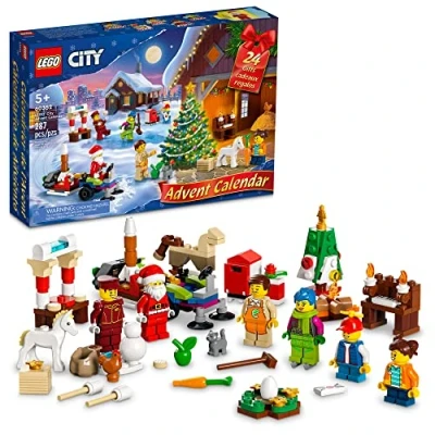 Afbeelding van LEGO City 60352 Adventskalender 2022 vanaf 5 jaar, 287 stuks, meerkleurig