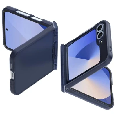 Afbeelding van Spigen Ultra Hybrid Hoesje Geschikt voor Samsung Galaxy Z Flip 6 Back Cover met Air Cushion Blauw