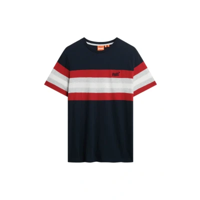 Afbeelding van Superdry Essentials T shirt met strepen Heren shirts
