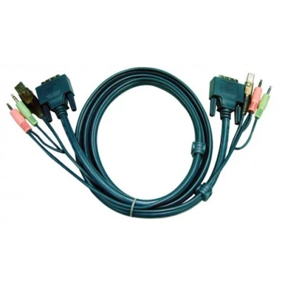 Image de ATEN 2L 7D02U câble vidéo / USB audio 1.8 m