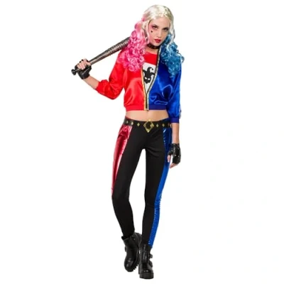 Afbeelding van Boland Kostuum Jester Fatale (14 16 Jaar) Volwassenen Bekend personage Halloween Carnaval Horror