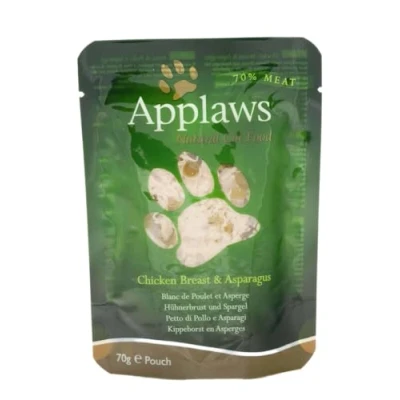 Afbeelding van Applaws pouch vlees kip en rijst 12 ST à X 70 gr