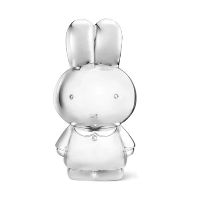 Afbeelding van Zilverstad Money box Miffy XL 8.3x9.5x18 silv. colour