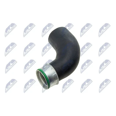 Afbeelding van NTY GPP AU 047 Laadluchtslang Rubber met voering van stof VOLKSWAGEN: Golf 5, Passat B6 Saloon, Jetta 3, AUDI: A3 Sportback, Hatchback