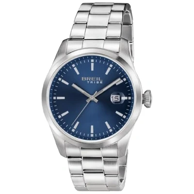 Afbeelding van Breil Classic Elegance Horloge, Heren, Maat: One Size, Acciaio blu