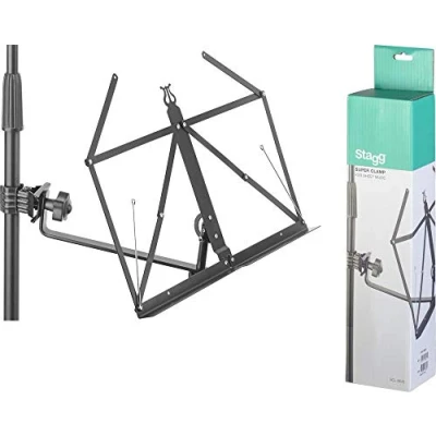 Image de Stagg SCL MUS pupitre lyre avec pince