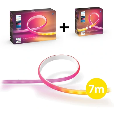 Afbeelding van Philips Hue Gradient Lightstrip 7m White and Color Ambiance