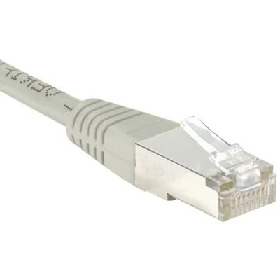 Afbeelding van Exertis Connect Patchkabel F/UTP, CAT.5e, grijs, 0,15 m met bijzonder smalle knikbeveiliging (S/UTP, CAT5e, 0.15 m), Netwerkkabel