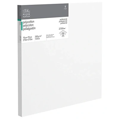 Afbeelding van Winsor &amp; Newton 6206067 Deep Edge professioneel frame van katoenmengweefsel, 385 g/m², 3 laags gegrond, medium korrel, ideaal voor olieverf en acrylverf, 70 x cm
