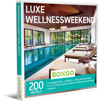 Afbeelding van Bongo Bon LUXE WELLNESSWEEKEND Cadeaukaart cadeau voor man of vrouw