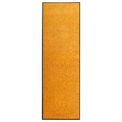 Afbeelding van vidaXL Wasbare deurmat, oranje, 60 x 180 cm