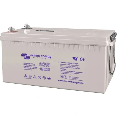 Afbeelding van Victron Energy Blue Power BAT412201104 Solar accu 12 V 220 Ah Loodgel (b x h d) 522 238 240 mm M8 schroefaansluiting