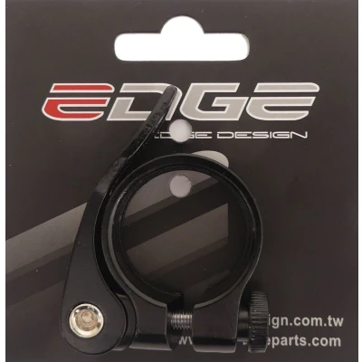Afbeelding van Zadelpenklem Edge ø31.8 aluminium met snelspanner zwart