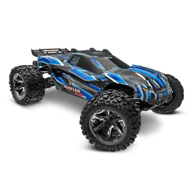 Afbeelding van Traxxas Rustler 4X4 VXL HD TQi TSM (zonder batterij/lader) Blauw