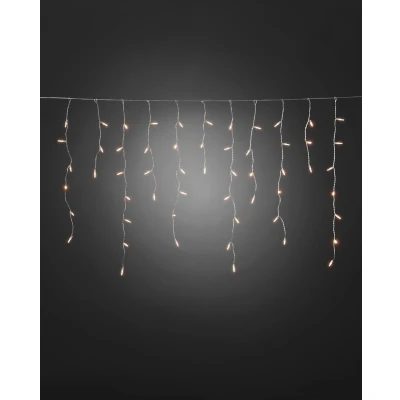 Afbeelding van Konstsmide Lichtgordijn ijsregen Buiten 24 V Energielabel: G (A G) 96 LED Warmwit (l x b h) 13 m 300 cm 75