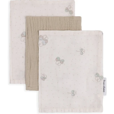 Afbeelding van Baby&#039;s Only Washandje Tender Beige/Clover