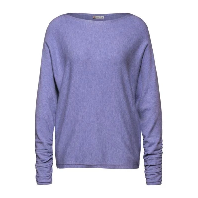 Afbeelding van Street One Dolman Trui, Dames, Maat: 40, Lila