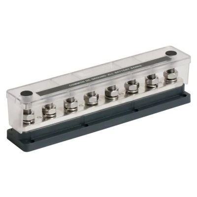 Afbeelding van BEP Marine heavy duty Busbar 8x10mm STUD 650A