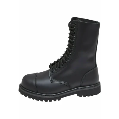 Afbeelding van Brandit Veterlaarzen, Heren, Maat: 38.5, Black Leer