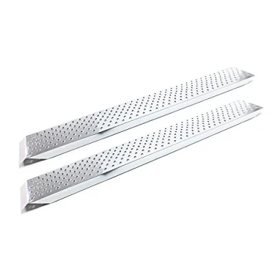 Afbeelding van Oprijplaten van verzinkt staal, voor motorfiets, quad, rail, 160 x 22,5 cm, tot 400 kg, 2 stuks