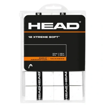 Afbeelding van Head Xtreme Soft Overgrip 12 Stuks Tennisgrip Padelgrip 0.50mm Zwart