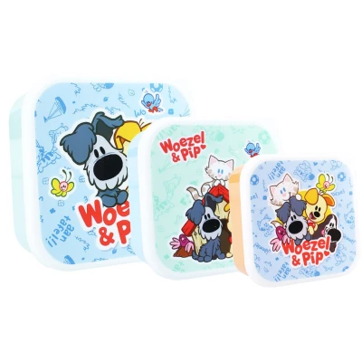 Afbeelding van Woezel &amp; Pip Snackbox ( 3in1 ) 8712645322677