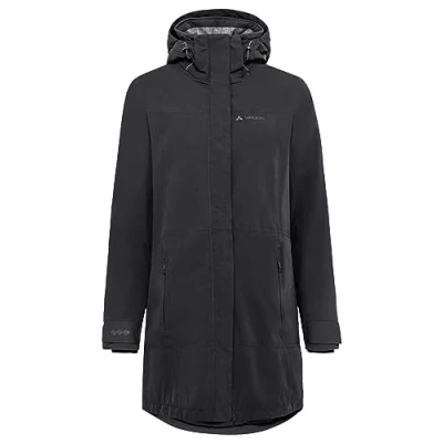 Afbeelding van Vaude Halflange jas, Dames, Maat: 34, Black
