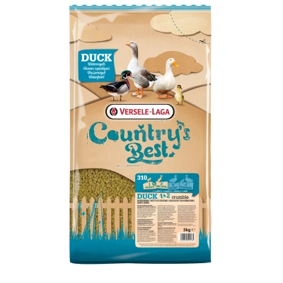 Afbeelding van Versele Laga Country`s Best Duck 1&amp;2 Crumble Watervogels Pluimveevoer 5 kg Van 0 Weken