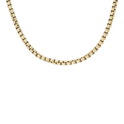 Afbeelding van Fossil Ketting goldcoloured, Heren, Maat: One Size, Gold coloured