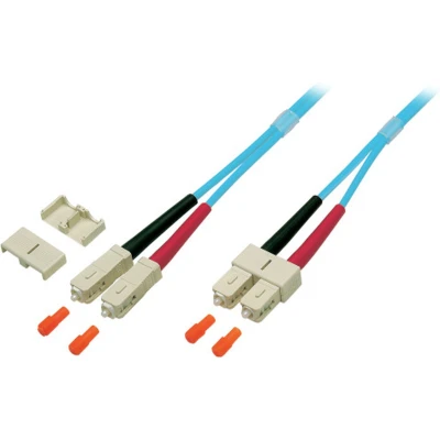 Afbeelding van 2 m Glasvezel kabel SC OM3