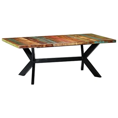 Afbeelding van vidaXL Eettafel Massief Gerecycled Hout Eetkamertafel Keukentafels Eettafels