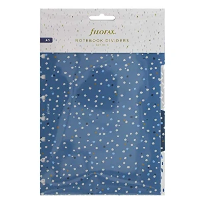 Afbeelding van Filofax Navulbare tabbladen A5 Indigo