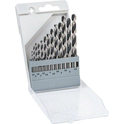 Image de BOSCH 2608577349 Jeu de mèches hélicoïdales HSS PointTeQ 1,5 6,5 mm 13 pièces