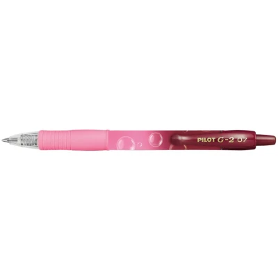 Afbeelding van Gelschrijver PILOT G 2 Bubble roze medium blauwschrijvend