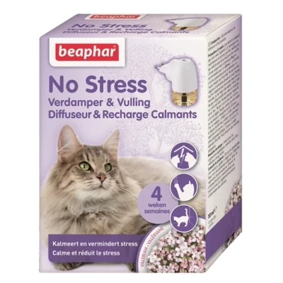Afbeelding van Beaphar No Stress Verdamper Met Vulling Kat 30 ML