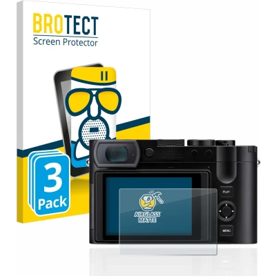 Afbeelding van BROTECT Screenprotector voor Leica Q3 / 43 Folie Beschermfolie Beschermglas matte (3 Stuks)