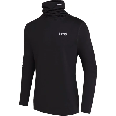 Afbeelding van TCA Jongens Warm Up Hoge Kraag Thermische Hardloop Top Licht Grijs, 10 12 Jaar