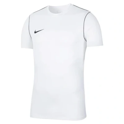 Afbeelding van Nike Performance Tshirt basic, Heren, Maat: Small, White / black