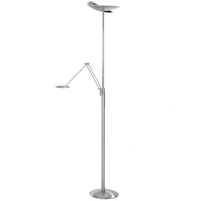 Afbeelding van LED uplighter Sapporo, CCT, leesarm, nikkel