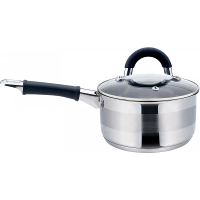 Afbeelding van Kinghoff 1256 steelpan met deksel Ø18 cm rvs 2,1 liter