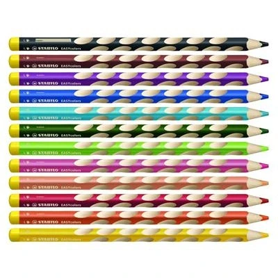 Image de crayon de couleur Stabilo EASYcolors gaucher ergonomique bleu clair