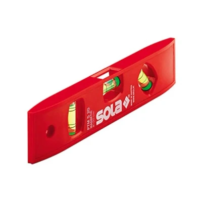 Image de SOLA PTM 5 20 niveau à bulle magentic plastic torpedo red cm 4201116208