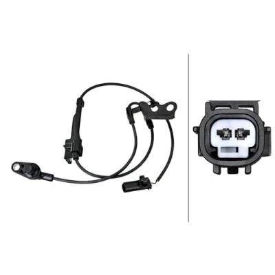 Afbeelding van HELLA 6PU 230 048 931 ABS sensor Vooras rechts Inductie 2 955