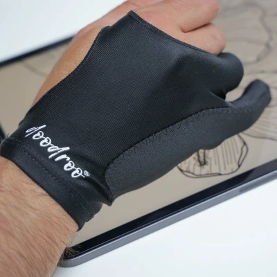 Afbeelding van Doodroo Artist Glove Maat S Kunstenaars Handschoen voor Touchscreens