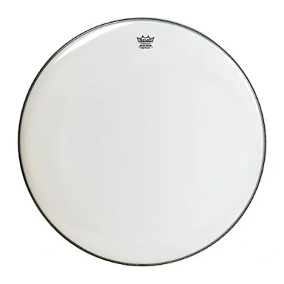 Afbeelding van Remo br1226 00 GLATT wit Ambassador Bass Drum kop 26