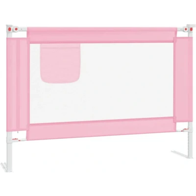 Afbeelding van vidaXL Bedhekje peuter 90x25 cm stof roze