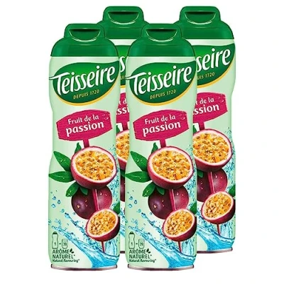 Afbeelding van Teisseire Passion Fruit/Passievrucht dranksiroop 600 ml siroop met fruitsmaak (4 stuks)