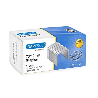 Afbeelding van Rapesco 1261 verzinkte nietjes, 73/12 mm, 2000 stuks