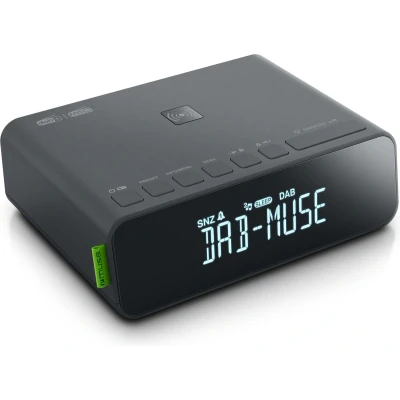 Afbeelding van Muse M 175DBI Digitale wekkerradio, DAB+/FM, draadloos opladen (QI charging)