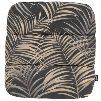 Afbeelding van Hartman Delphine Zitkussen 44 X 40 3 Belize Dark Grey Grijs Tuinkussens